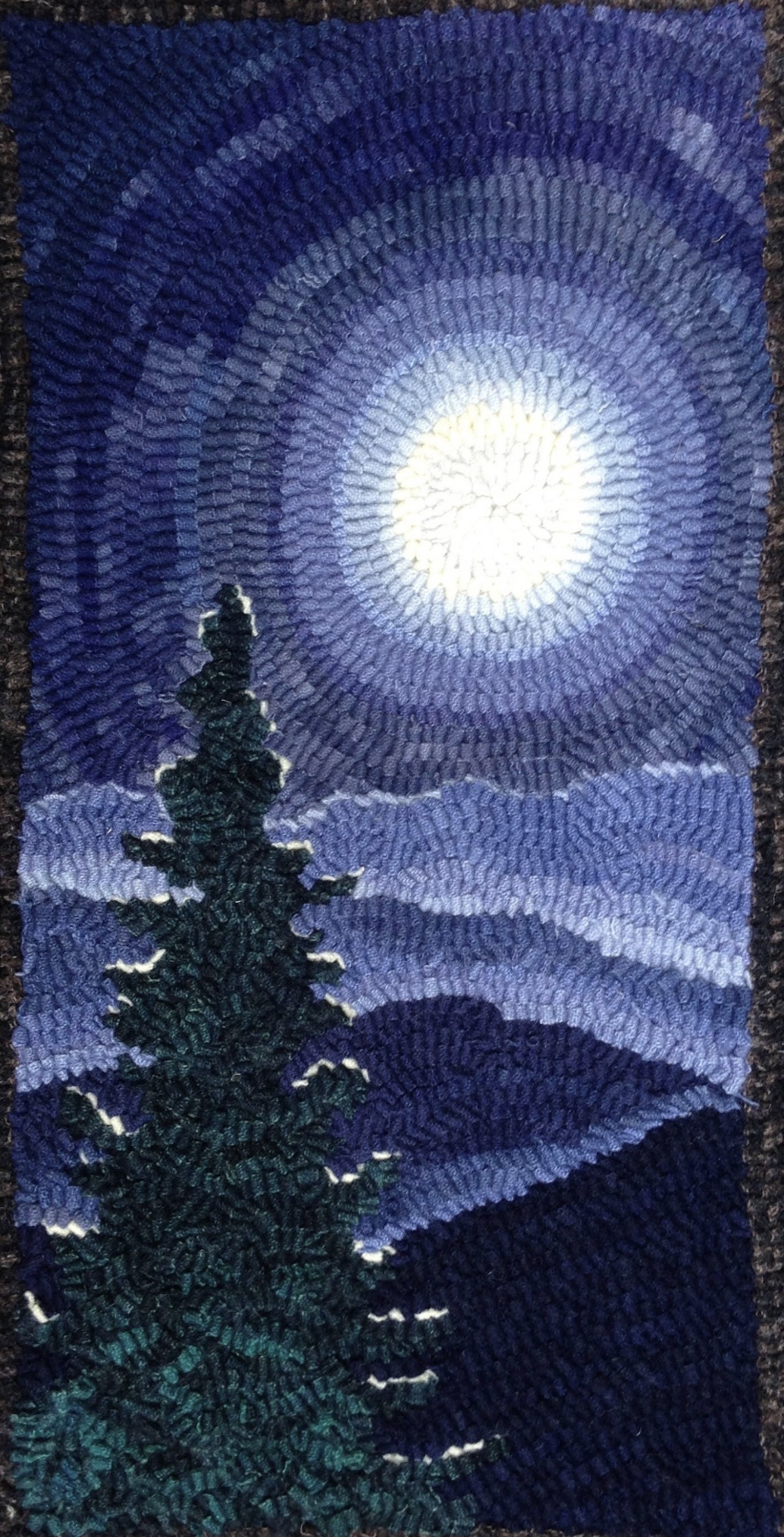 Rug Hooking: Moon Over the Mountain- November 2026