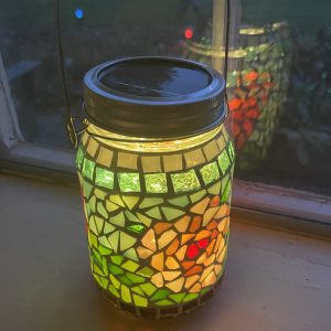 Stained Glass Solar Jars- April 2026