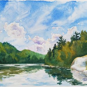 Lakescapes Watercolor Painting- June 2026